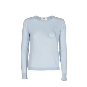 Dee Ocleppo Cashmere Crew Neck Jumper Style S Women Sky blue Sweaters